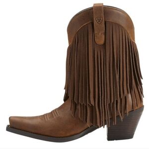 Ariat Women's Fringe Heeled Boots Size 6.5